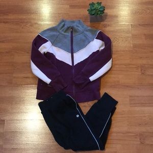 Xersion little girl sweatsuit size 6/7